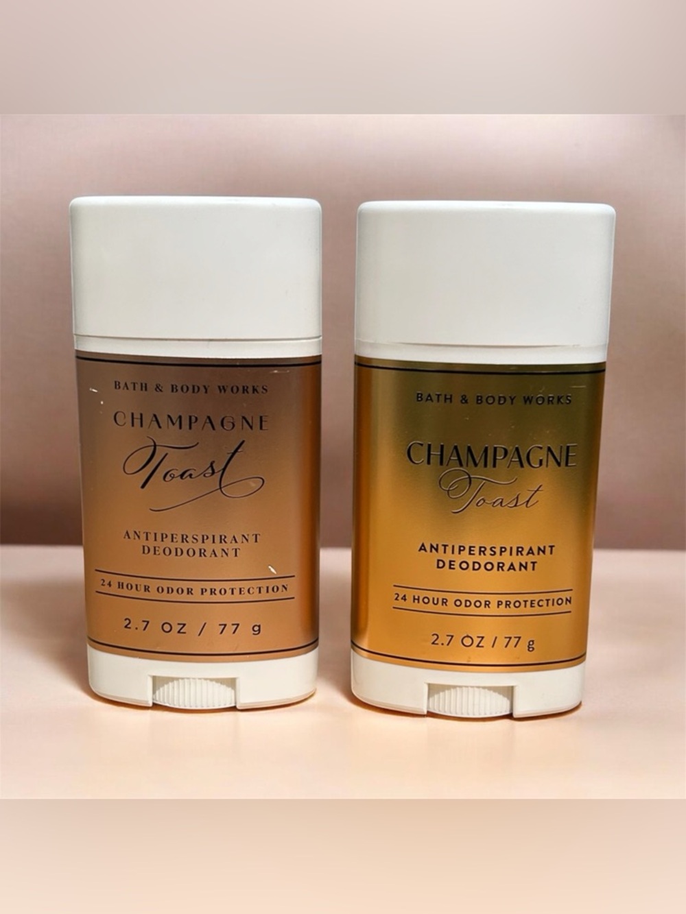 Bath & Body Works CHAMPAGNE TOAST ANTIPERSPIRANT DEODORANT 2.7 OZ X2 NEW!